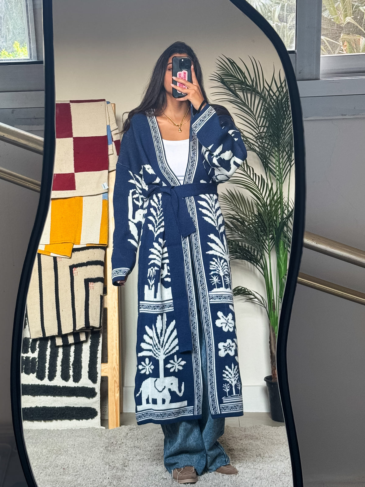 Blue Oasis cardigan