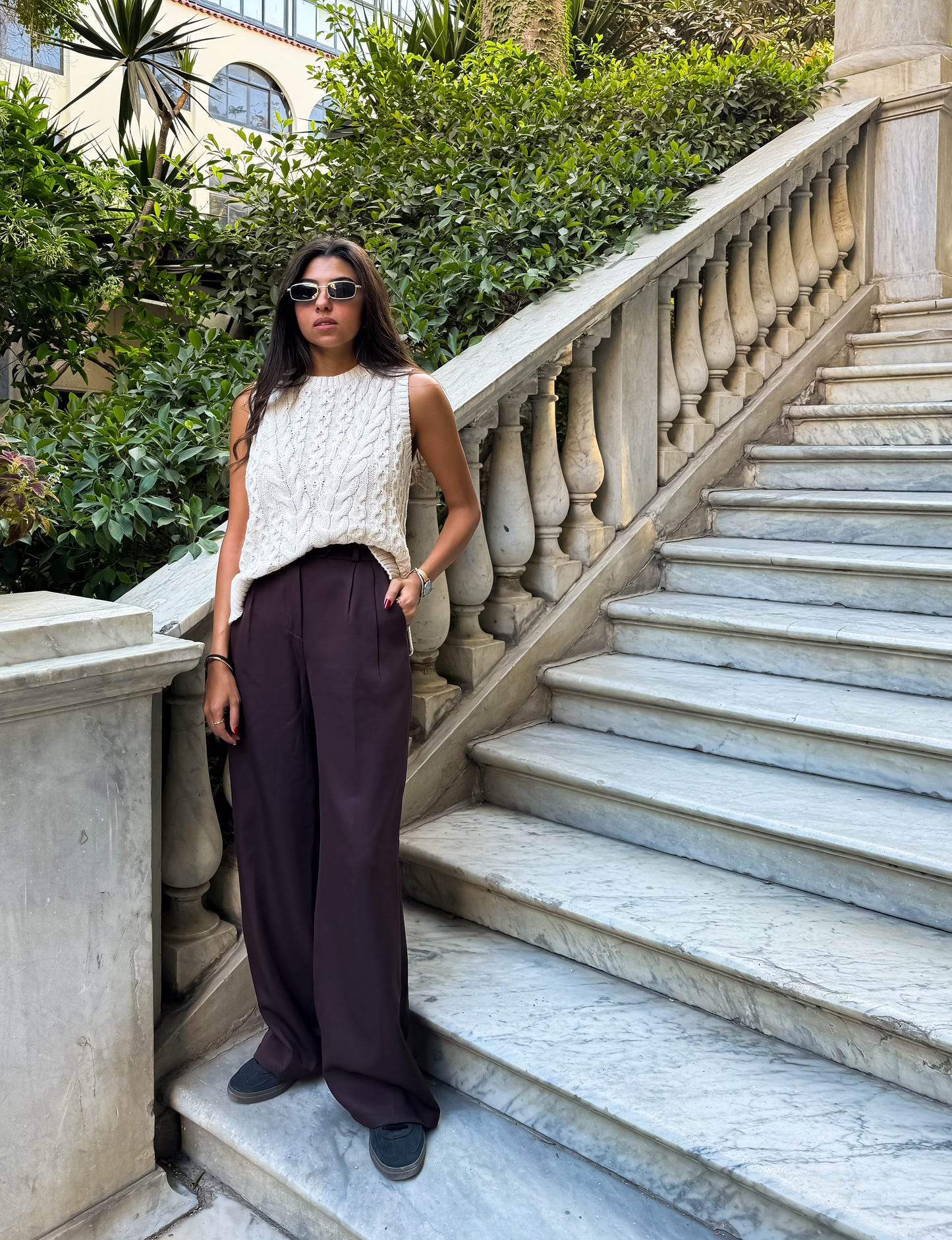 Chocolate Brown V Formal pants