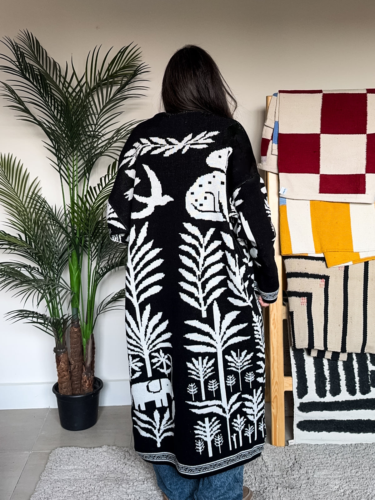 Noir Oasis cardigan
