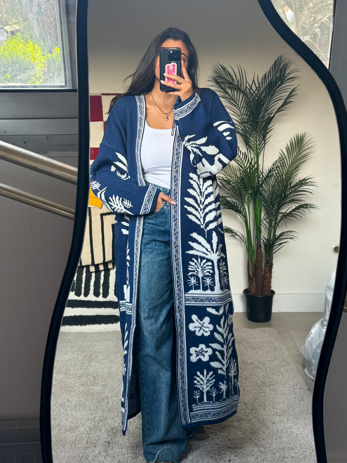 Blue Oasis cardigan