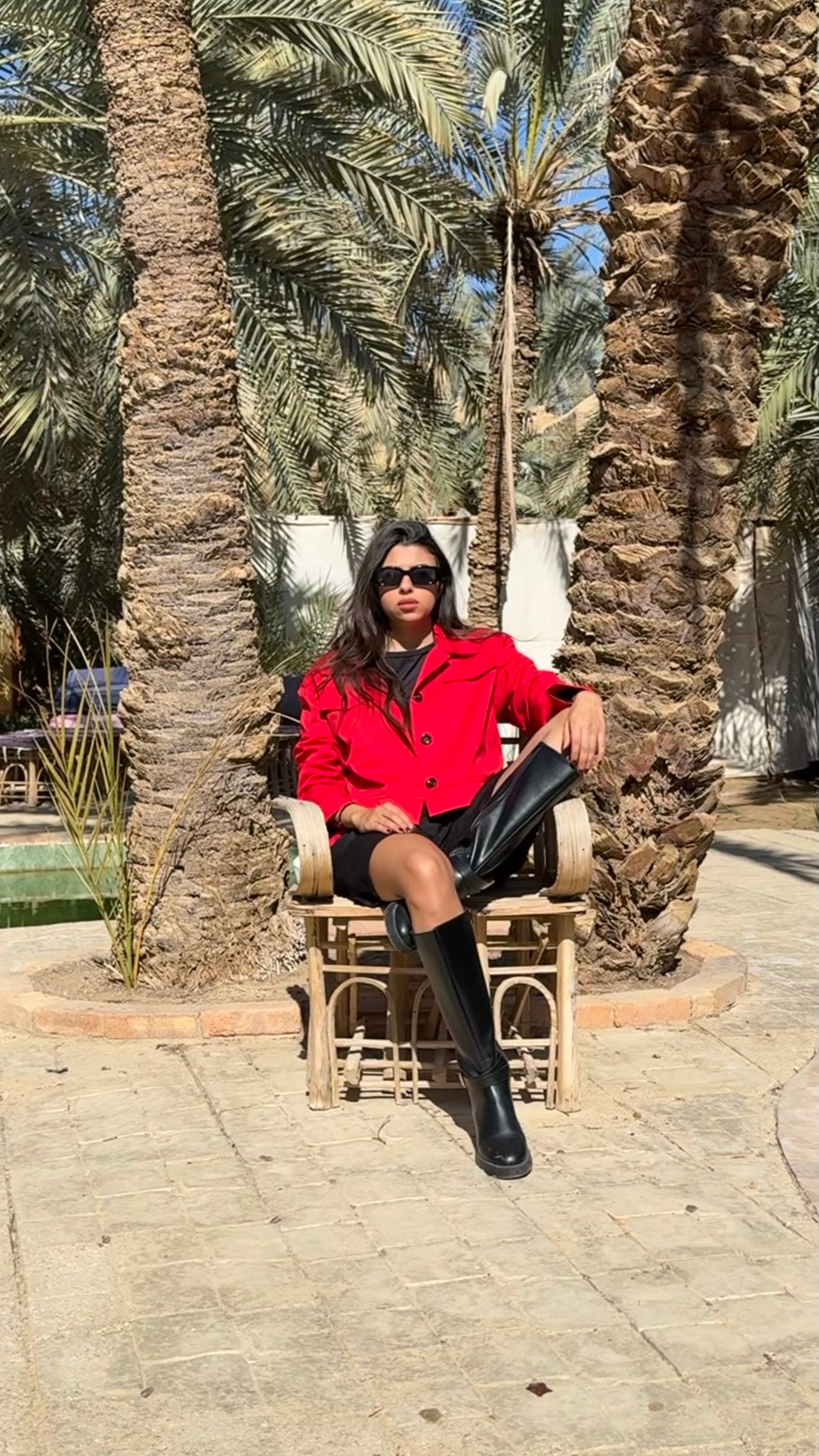 Red jacket