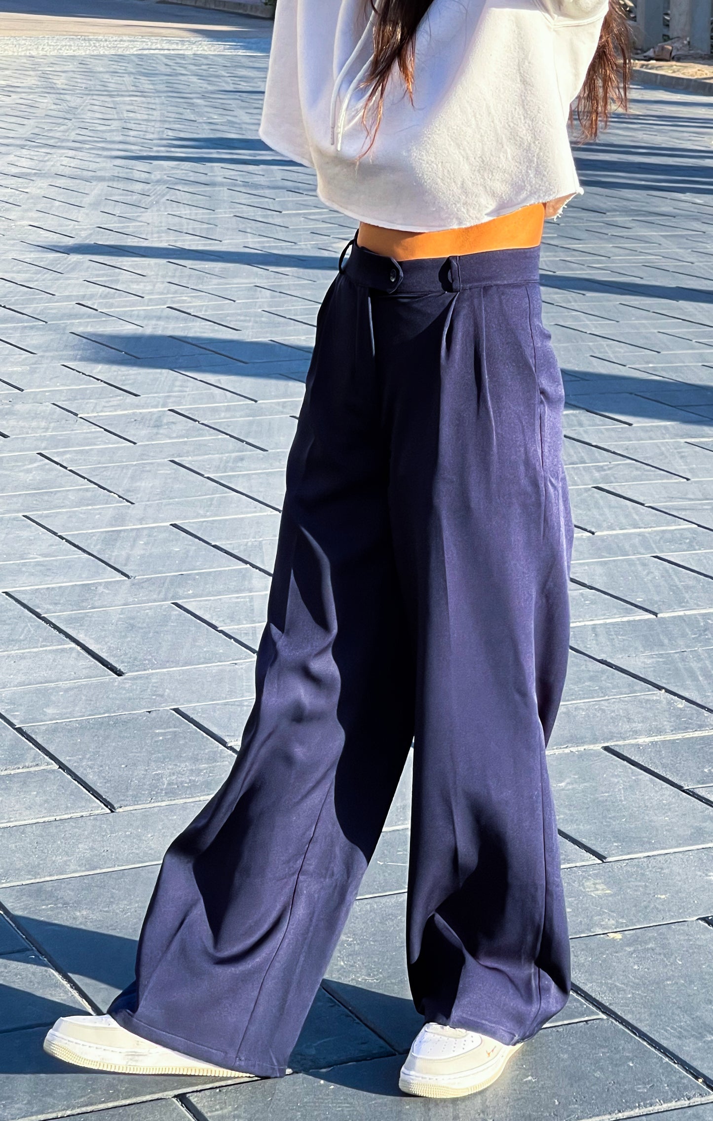 Navy Blue V Formal pants