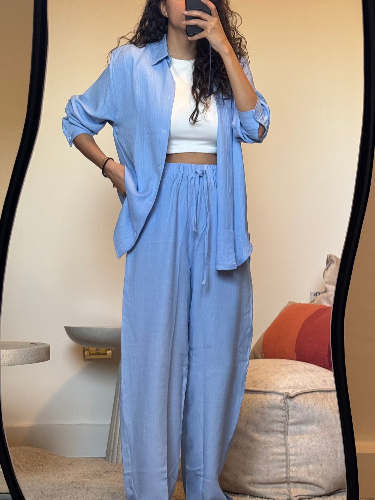 Baby blue Summer set