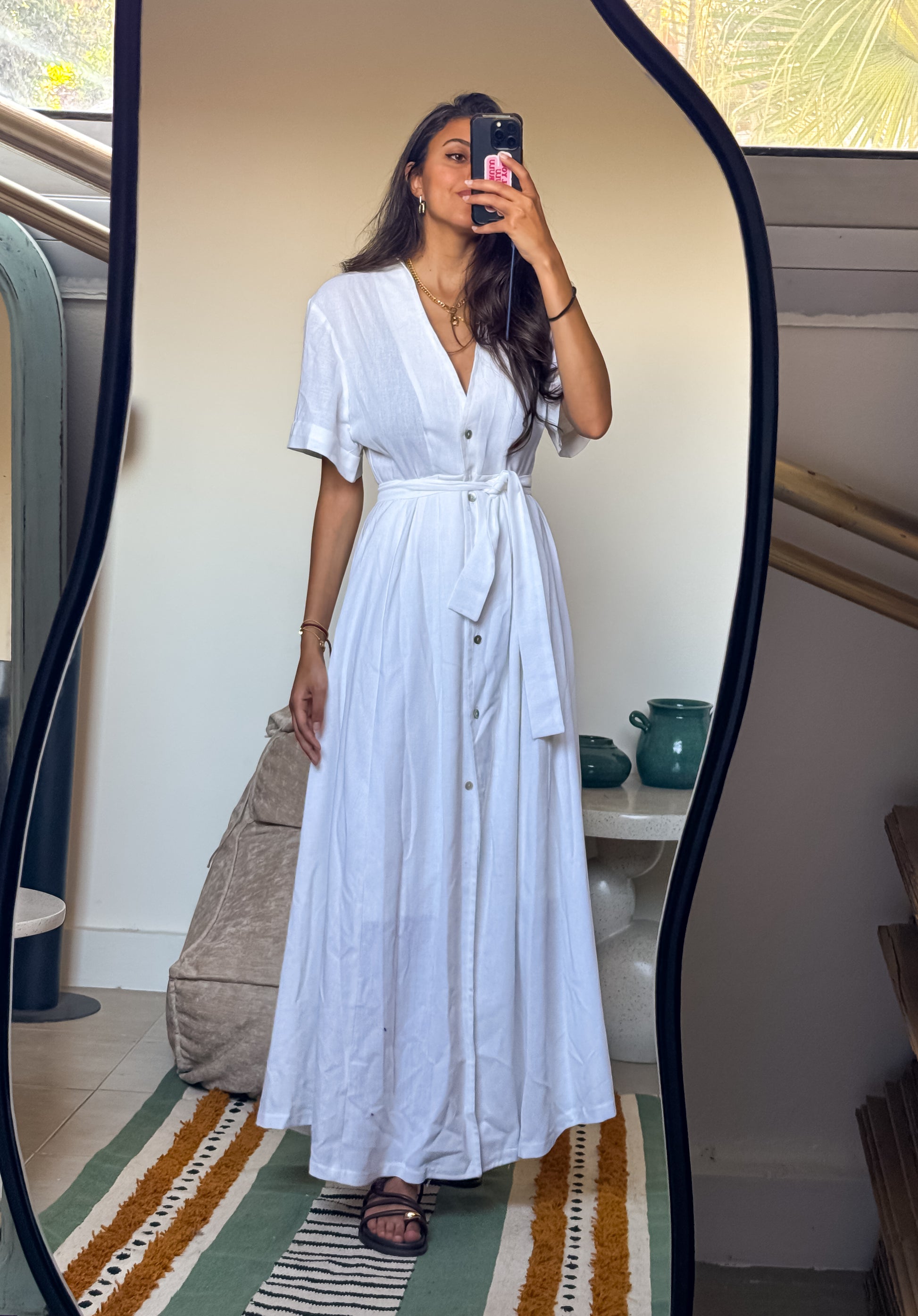 Blanca linen Dress www.alayaeg.com Blanca linen Dress www.alayaeg.com